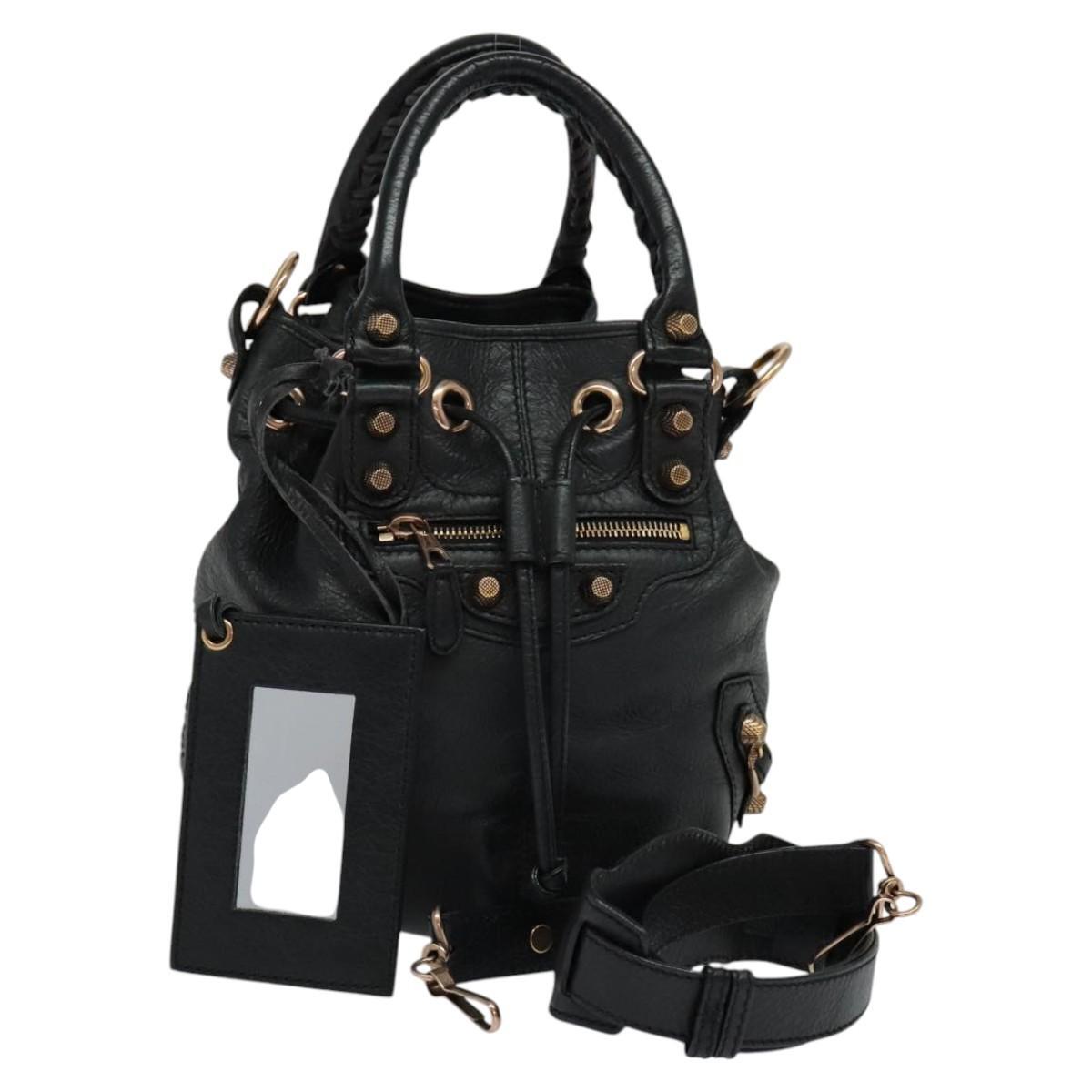 Balenciaga Pom Pon Giant Studs Bag