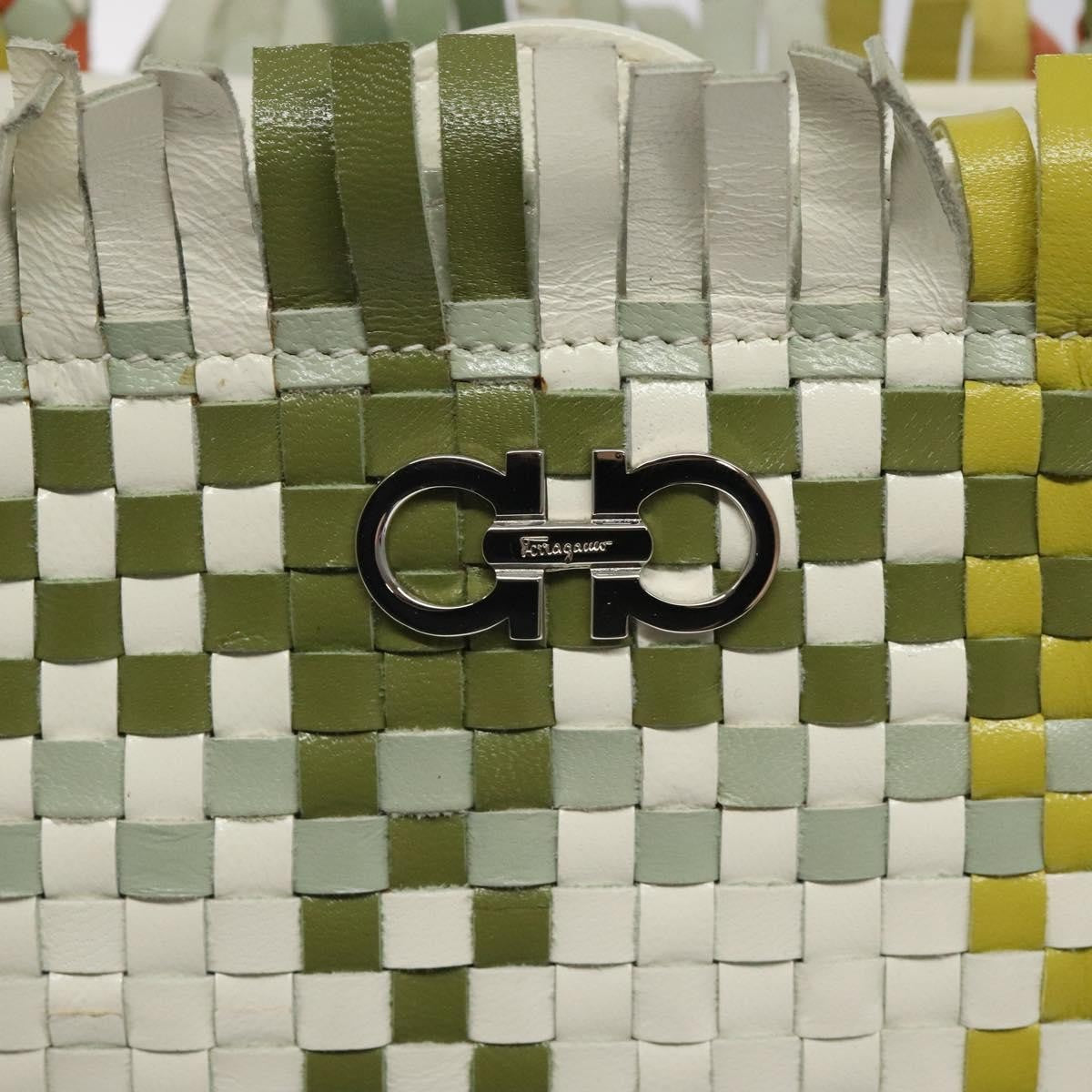 Salvatore Ferragamo Whipstitch Gancini Tote