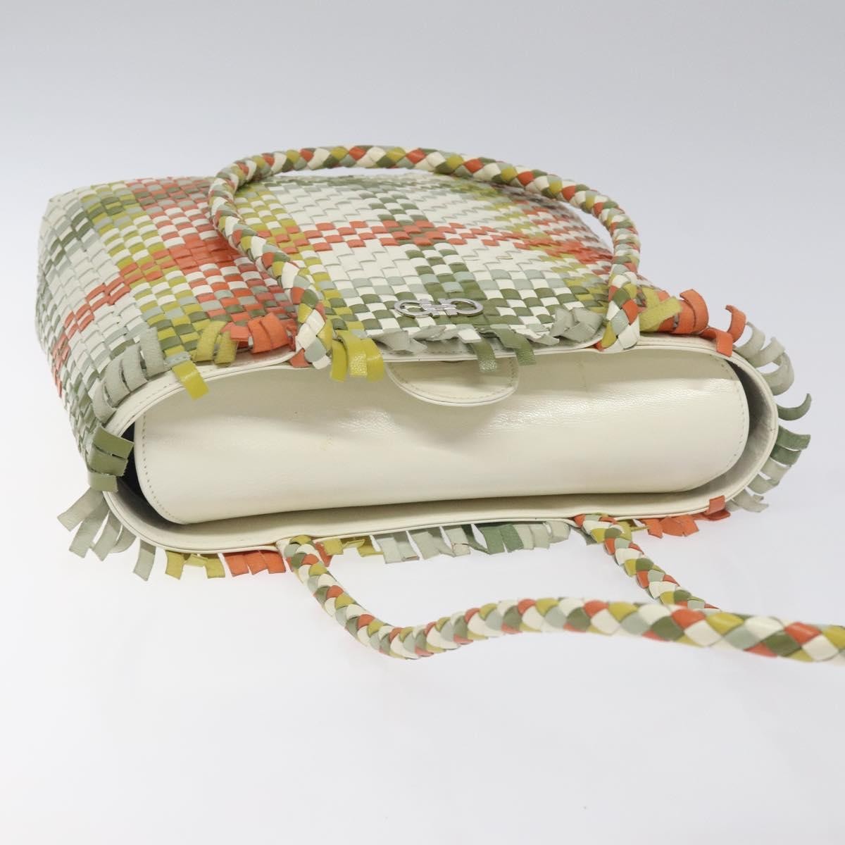 Salvatore Ferragamo Whipstitch Gancini Tote